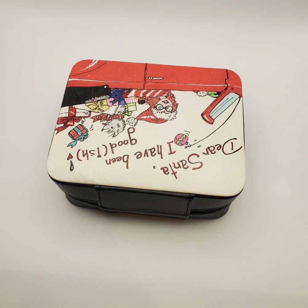 Brighton Christmas Dear Santa I Have Been Good(ish) Jewelry Box Travel‎ Case EUC